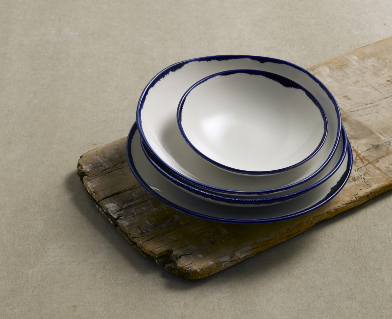 Assiette coupe plate rond blanc porcelaine Ø 16,5 cm Harvest Dudson