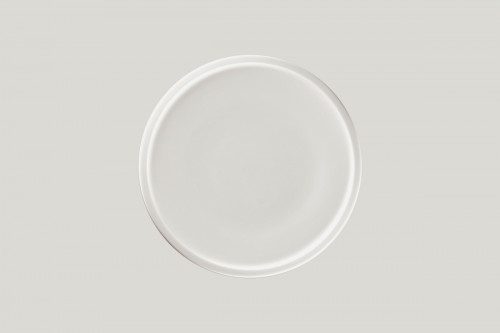 Assiette coupe plate rond blanc porcelaine Ø 23,8 cm Rakstone Ease Rak
