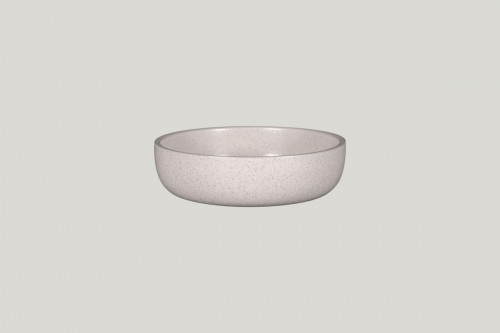 Assiette coupe creuse rond gris porcelaine Ø 16 cm Rakstone Ease Rak