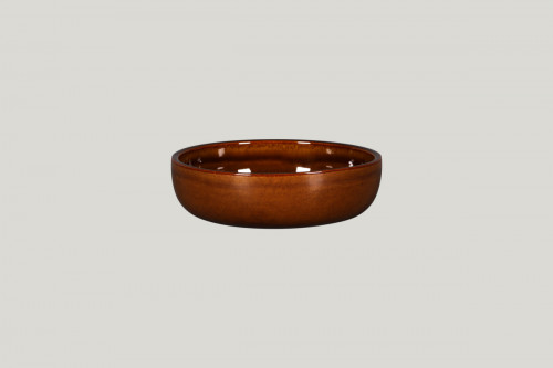 Assiette coupe creuse rond cuivre porcelaine Ø 16 cm Rakstone Ease Rak