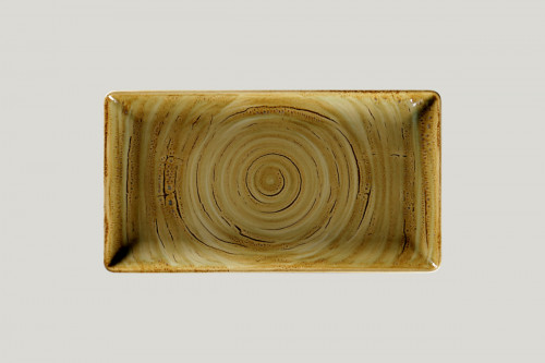 Assiette plate rectangulaire Garnet porcelaine 33,8x18,3 cm Rakstone Spot Rak