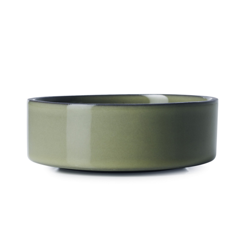 Coupelle rond vert porcelaine culinaire Ø 8 cm Caractere Revol