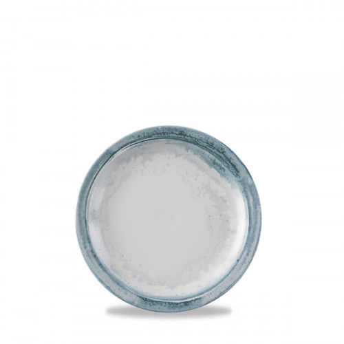 Assiette plate rond bleu porcelaine vitrifiée Ø 23 cm Finca Dudson