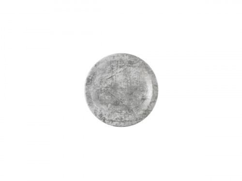 Assiette plate rond gris porcelaine vitrifiée Ø 15,2 cm Urban Dudson