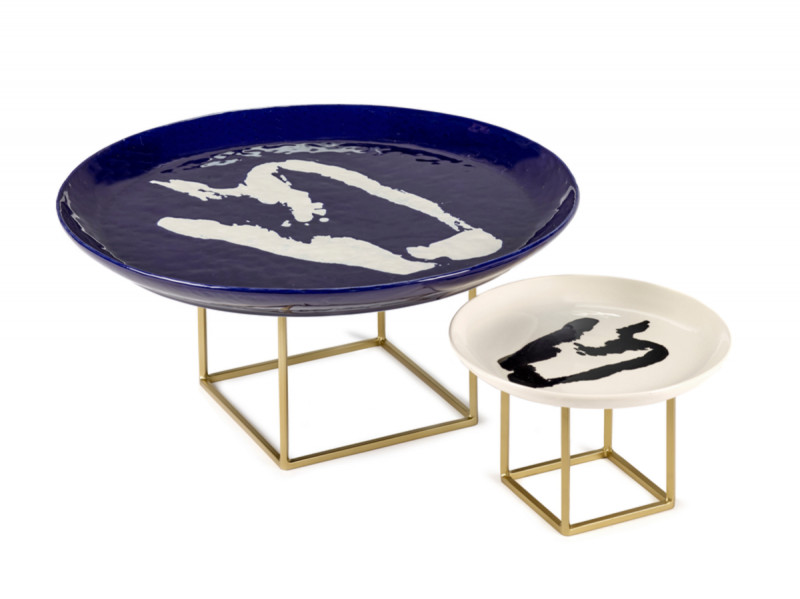 Rehausse carré noir acier Ø 25 cm Feast By Ottolenghi Serax