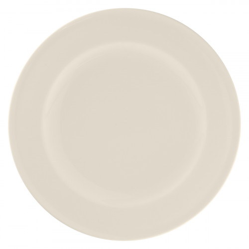 Assiette plate rond blanc porcelaine bone china Ø 28 cm Bravura Rak