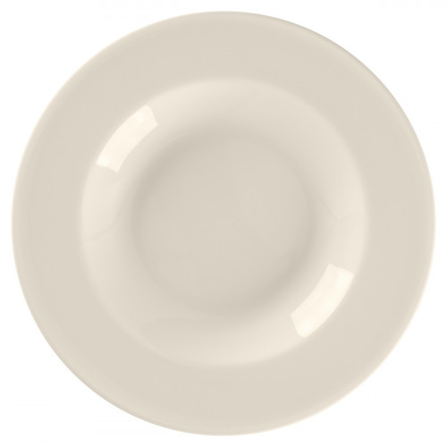 Assiette creuse rond blanc porcelaine bone china Ø 22,8 cm Bravura Rak