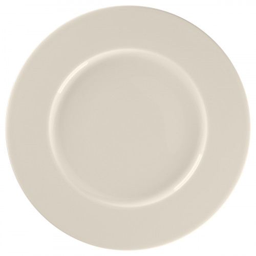 Assiette plate rond blanc porcelaine bone china Ø 32,5 cm Fedra Rak