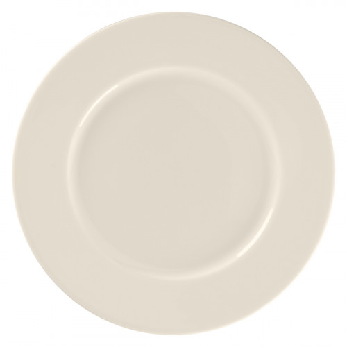 Assiette plate rond blanc porcelaine bone china Ø 25,1 cm Fedra Rak