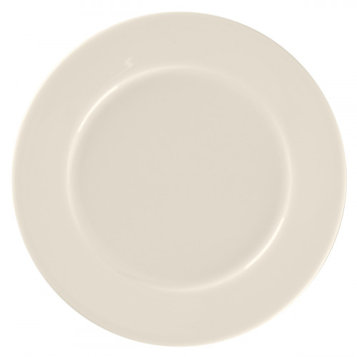 Assiette plate rond blanc porcelaine bone china Ø 16 cm Fedra Rak