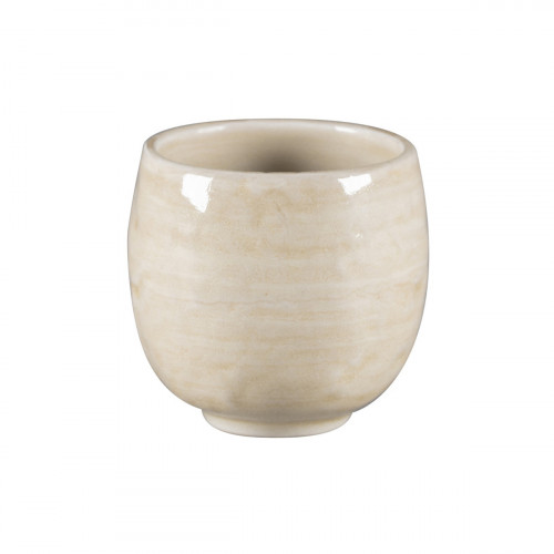 Tasse à espresso vanilla porcelaine vitrifiée 10 cl Ø 6 cm Krush Rak