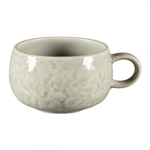 Tasse à café rond céladon porcelaine vitrifiée 25 cl Ø 9 cm Krush Rak