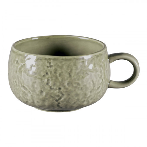 Tasse à café rond steel porcelaine vitrifiée 25 cl Ø 9 cm Krush Rak