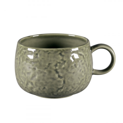Tasse à café rond steel porcelaine vitrifiée 30 cl Ø 9 cm Krush Rak