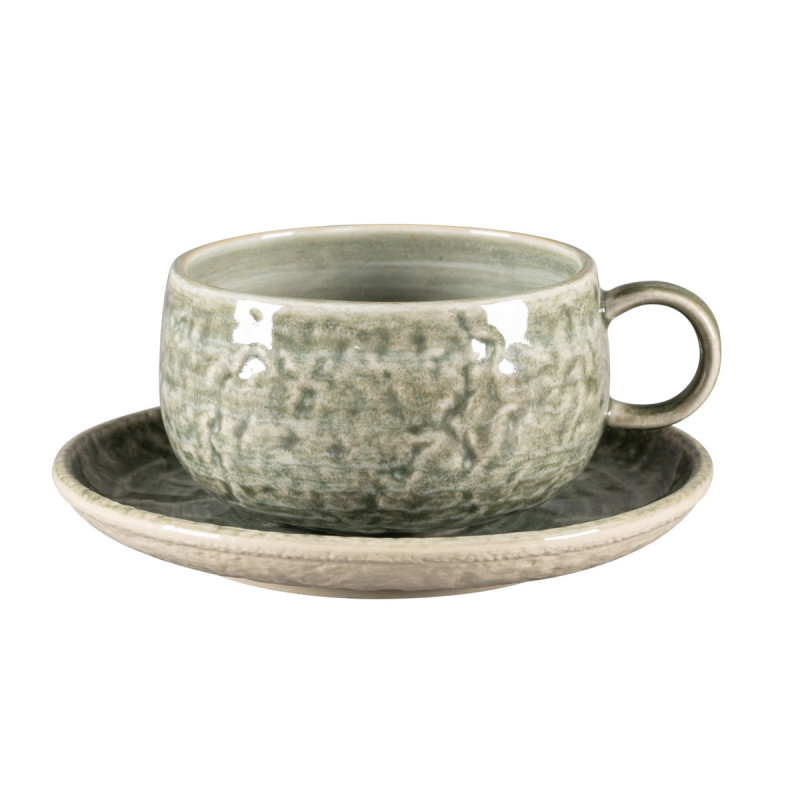 Tasse à déjeuner rond Sage porcelaine vitrifiée 41 cl Ø 11 cm Krush Rak