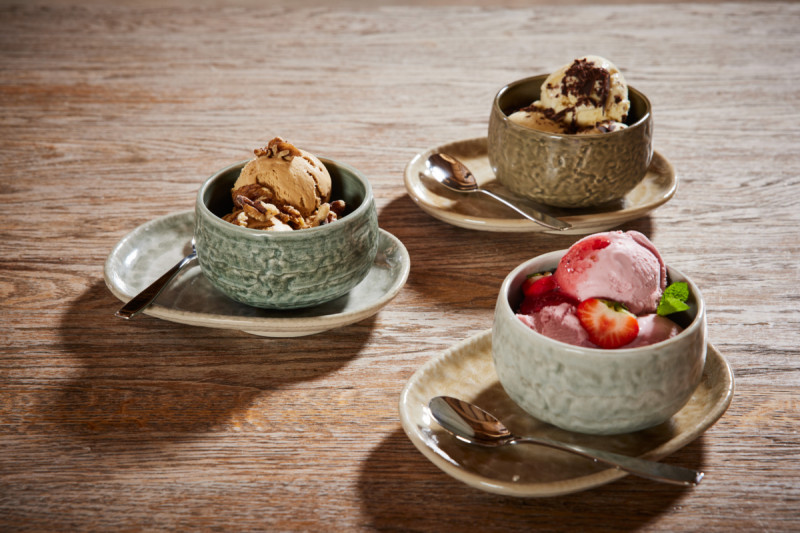 Sous-tasse à expresso rond Sage porcelaine vitrifiée Ø 13 cm Krush Rak