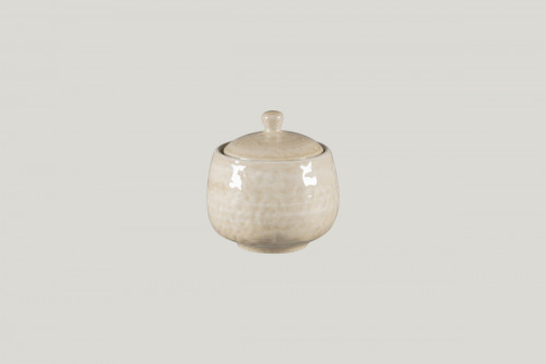 Sucrier avec couvercle rond porcelaine 25 cl Ø 8,8 cm Krush Rak