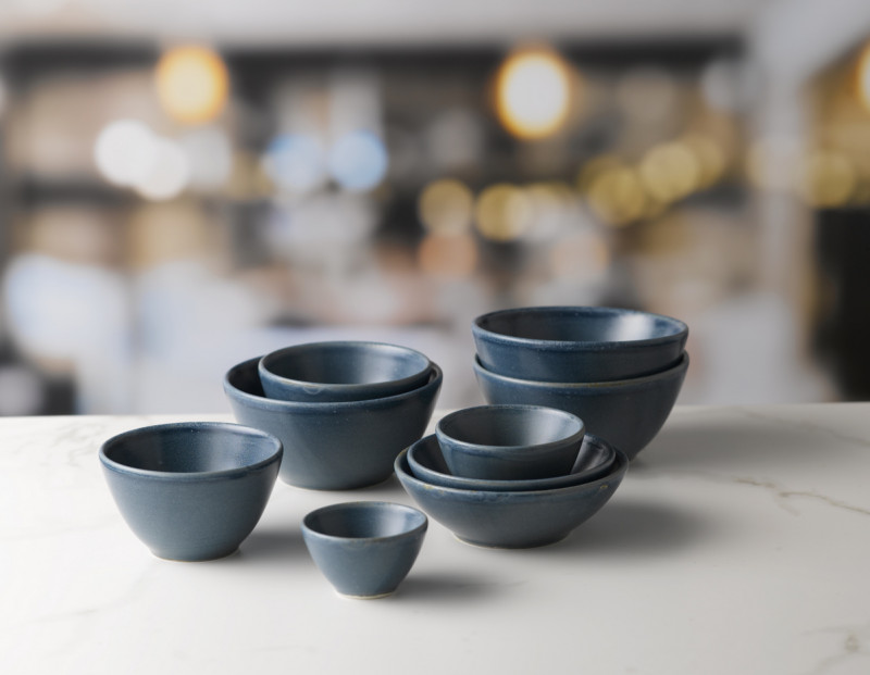 Pot conique Andorra Green porcelaine vitrifiée Ø 10,2 cm Nourish Andorra Churchill