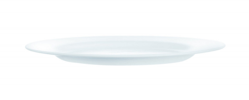 Assiette plate rond blanc verre opal Ø 25,5 cm Intensity Arcoroc