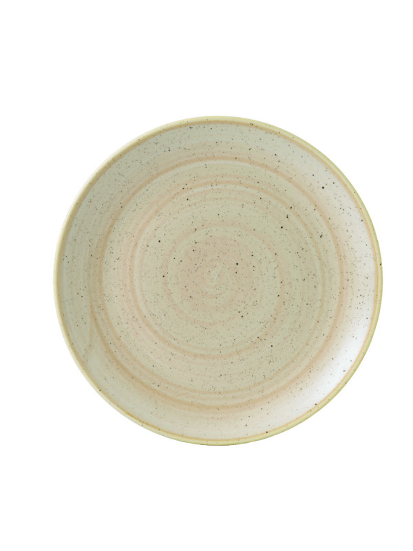 Assiette coupe rond Nutmeg Cream porcelaine Ø 26 cm Stonecast Churchill
