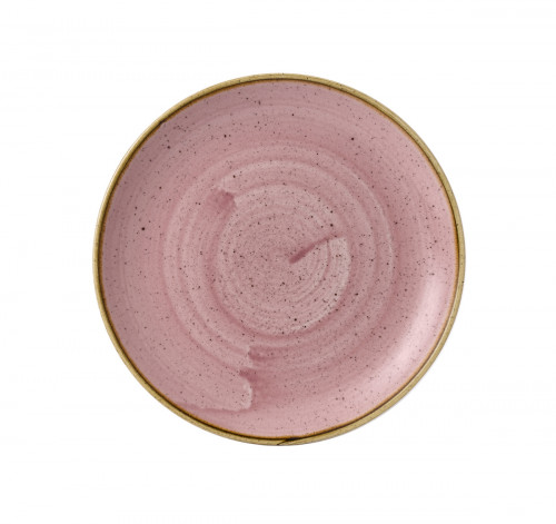 Assiette coupe rond Petal Pink porcelaine vitrifiée Ø 21,7 cm Stonecast Churchill