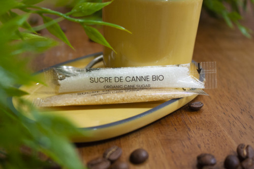 Buchette sucre de canne bio en sucre de canne Zuk Zak (480 pièces)