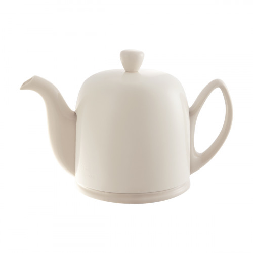 Théière avec couvercle rose en porcelaine Salam Degrenne