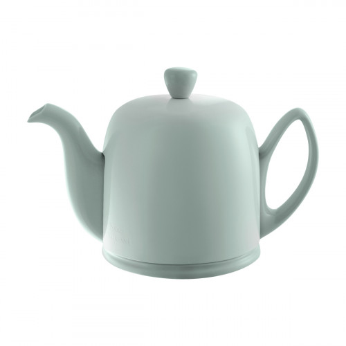 Théière avec couvercle vert en porcelaine Salam Degrenne