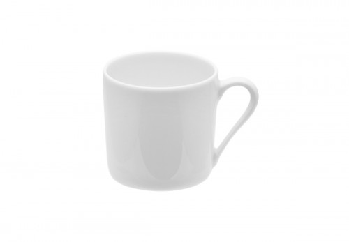 Tasse à café rond blanc en porcelaine Ø 8 cm 5,8 cm L' Fragment Degrenne