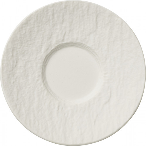 Sous tasse rond blanc en porcelaine Ø 12 cm 2 cm The Rock Villeroy & Boch