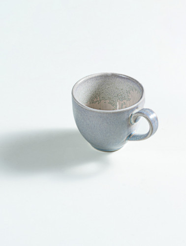 Tasse à expresso rond gris porcelaine 9 cl 8,48 cm Tama Astera