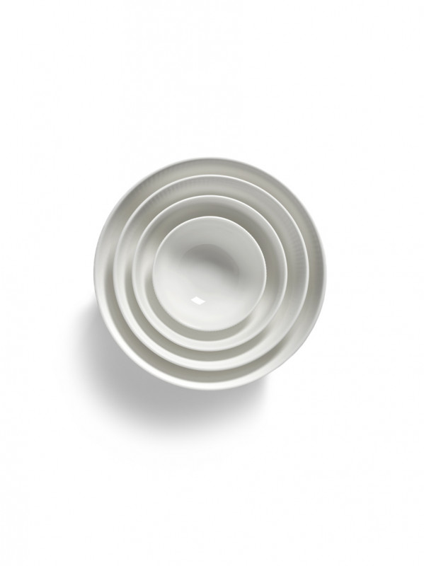 Bol rond blanc porcelaine bone china Ø 9 cm Nido Serax