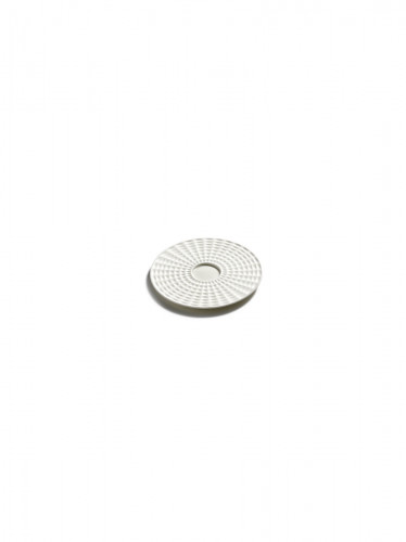 Sous tasse à café rond blanc porcelaine bone china Ø 9,8 cm Nido Serax