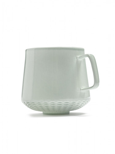 Tasse à cappuccino rond vert porcelaine bone china Ø 8,5 cm Nido Serax