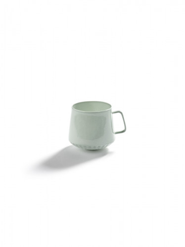 Tasse à thé rond vert porcelaine bone china Ø 8,4 cm Nido Serax