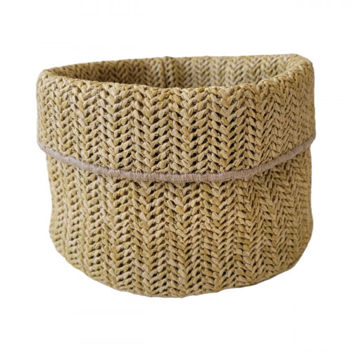 Panière de buffet polypropylène (pp) paille Ø 20 cm 20 cm Pampa Sonolys