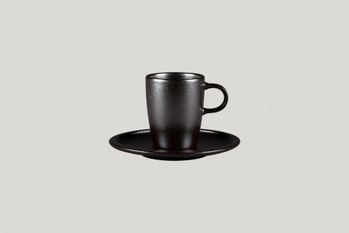 Sous tasse à café rond Forge porcelaine Ø 16,3 cm Rakstone Ease Rak