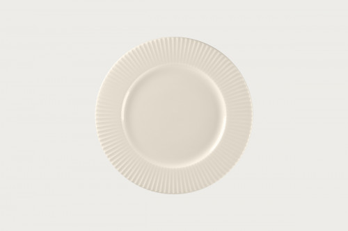 Assiette plate rond blanc porcelaine bone china Ø 26,9 cm Spectra Rak