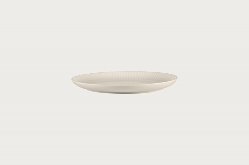 Assiette coupe plate rond blanc porcelaine Ø 20,8 cm Spectra Rak