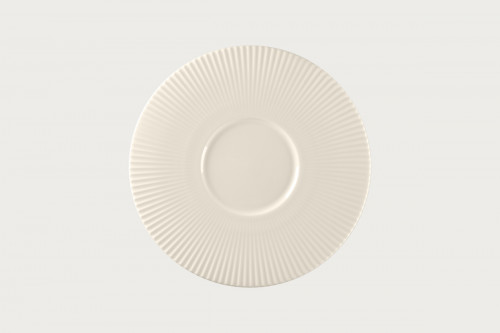 Assiette plate gourmet rond blanc porcelaine bone china Ø 29,2 cm Spectra Rak