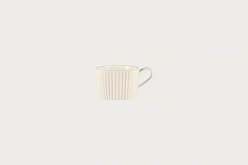 Tasse à café / thé rond blanc porcelaine bone china 19,6 cl Ø 32,2 cm Spectra Rak