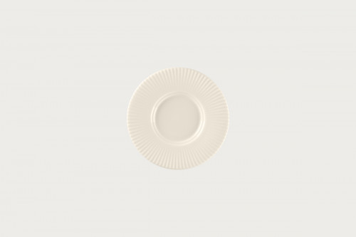 Sous tasse à café / thé rond blanc porcelaine bone china Ø 32,2 cm Spectra Rak