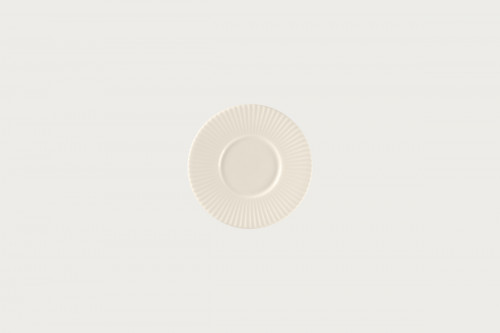 Sous tasse à café / thé rond blanc porcelaine bone china Ø 14,9 cm Spectra Rak