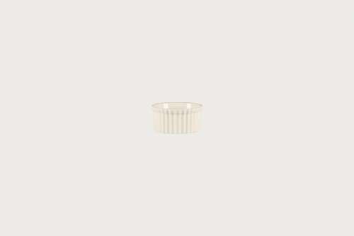 Beurrier rond blanc porcelaine bone china Ø 6,8 cm Spectra Rak