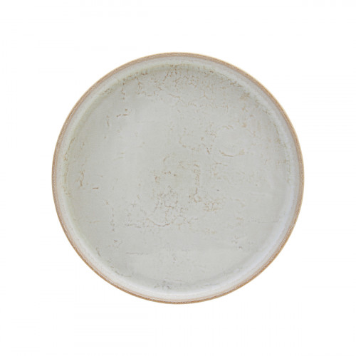Assiette plate rond beige grès émaillé Ø 28 cm Sand Accolade
