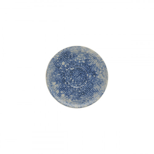 Sous tasse expresso rond bleu grès émaillé Ø 12 cm Ice Accolade