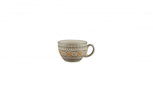 Tasse déjeuner boule rond Argila Décor Genoa porcelaine 28 cl Ø 10,5 cm Earth Rak