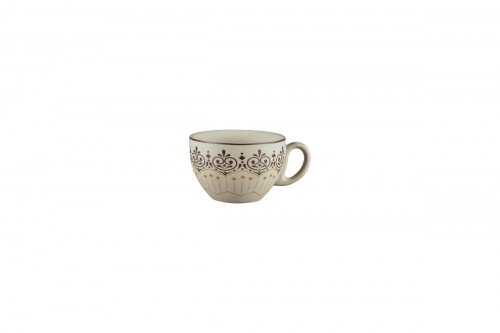 Tasse déjeuner boule rond Argila Décor Cartagena porcelaine 28 cl Ø 10,5 cm Earth Rak