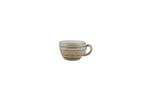 Tasse à thé rond Argila Décor Genoa porcelaine 23 cl Ø 9 cm Earth Rak