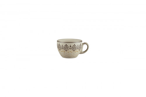 Tasse à thé rond Argila Décor Cartagena porcelaine 23 cl Ø 9 cm Earth Rak